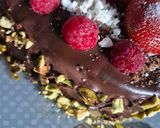 Une image de l'étape 7 de Gâteau coeur saint Valentin coeur mousse framboises.