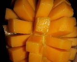 A picture of step 1 of Mango lassi.