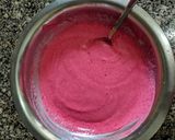 A picture of step 2 of Beetroot dosa.