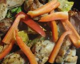 Foto del paso 3 de la receta Arroz con conejo, pollo y alcachofas