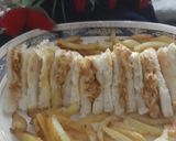 A picture of step 7 of Bbq chicken club sandwiches.