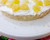 A picture of step 5 of PineApple cake🎂.