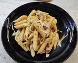 Pas rețetă Paste carbonara 7 fotografie