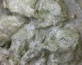 A picture of step 2 of Green chicken.