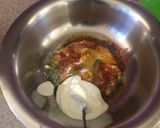 A picture of step 1 of Corn meal fritters.