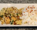 Foto langkah ke 9 dari resep Scrambled Eggs with Tofu and Bean Sprouts.