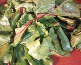 A picture of step 2 of Warm Beet Top Salad.