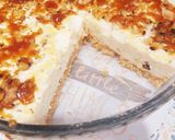 Pas rețetă Cheese cake fără coacere cu nuci si caramel🍮 7 fotografie
