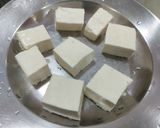 A picture of step 1 of Steam paneer sauce/chattny/ foil peket.