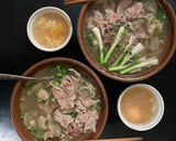 Hình bước làm 2 của món Phở gạo lứt bò tái gân
