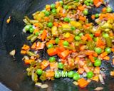 A picture of step 4 of Masala Oats.