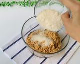 Foto langkah ke 2 dari resep Mochi Pandan Isi Kacang.