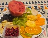 A picture of step 1 of Fresh Fruit Cake.