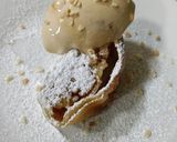 Foto del paso 13 de la receta Apfelstrüdel con masa de ensaimada