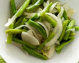 洋蔥炒四季豆的食譜步驟2照片
