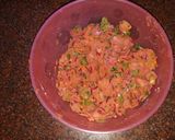 A picture of step 1 of Mix veg kababs.