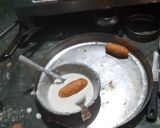 A picture of step 2 of Sev roll.