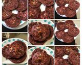 A picture of step 8 of Pink/Beetroot Chilla.