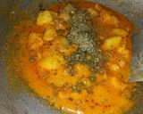 A picture of step 3 of Butter masala sesame potato.