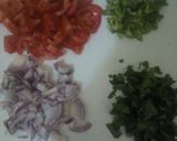 A picture of step 2 of Stewed liver served with ugali.