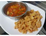 Foto langkah ke 4 dari resep Udang Crispy Saos Asam Manis Budget Pas-pas'an Enak & Sederhana.