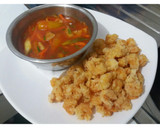 Foto langkah ke 4 dari resep Udang Crispy Saos Asam Manis Budget Pas-pas'an Enak & Sederhana.