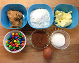 Foto del paso 1 de la receta: Cookies de mantequilla de cacahuete y M&Ms