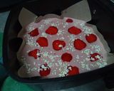 Foto langkah ke 2 dari resep Brownies oats pink snow.