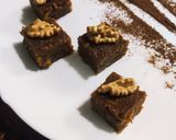A picture of step 5 of Walnut and Coffee Squares.