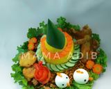 Foto langkah ke 5 dari resep Tumpeng ulang tahun.