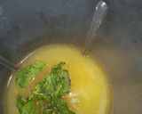 A picture of step 3 of Kachhe pakke aamo ka panna / raw mango panna.