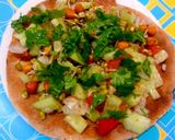 A picture of step 3 of Masala Roti.