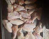 A picture of step 1 of Sweet Chilli wings.
