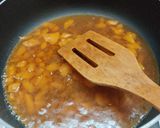 A picture of step 3 of Jaggery Mysore Pak.