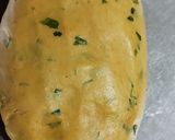 A picture of step 1 of मेथी के (थेपले)पराठे.