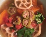 A picture of step 10 of Spicy Okra Soup.