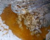 A picture of step 1 of Eggless Ginger doughnuts.