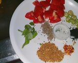 A picture of step 1 of Spicy Allu fry.
