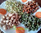 A picture of step 1 of Sprouted whole Lentil Pulav.