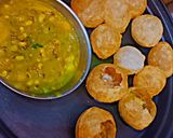 A picture of step 10 of Live Ragda Pani Puri 😋🤗.