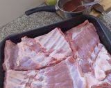 Foto del paso 1 de la receta: Pechito de cerdo a la barbacoa con manzanas 🍏🍏🍏