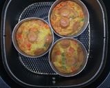 รูปขั้นตอนการทำที่ 3 ของ ไข่เจียวผัดสามสีไร้น้ำมัน (airfryer) ⭐