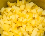 A picture of step 1 of Potato and egg.