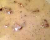 A picture of step 6 of California pepper pod gravy.