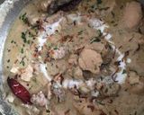 A picture of step 19 of Coconut Chicken korma.