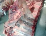 A picture of step 3 of skunks birthday ribs.