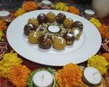 A picture of step 4 of Dryfruit Dates laddoo.
