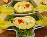 عکس مرحله 5 از دستور املت رول تخم مرغ و سبزیجات🍳