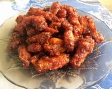 Foto langkah ke 4 dari resep Yangyeom Chicken (Spicy Korean Fried Chicken).