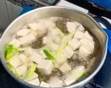 Foto langkah ke 5 dari resep # 54 : Tofu Seaweed Miso Soup.